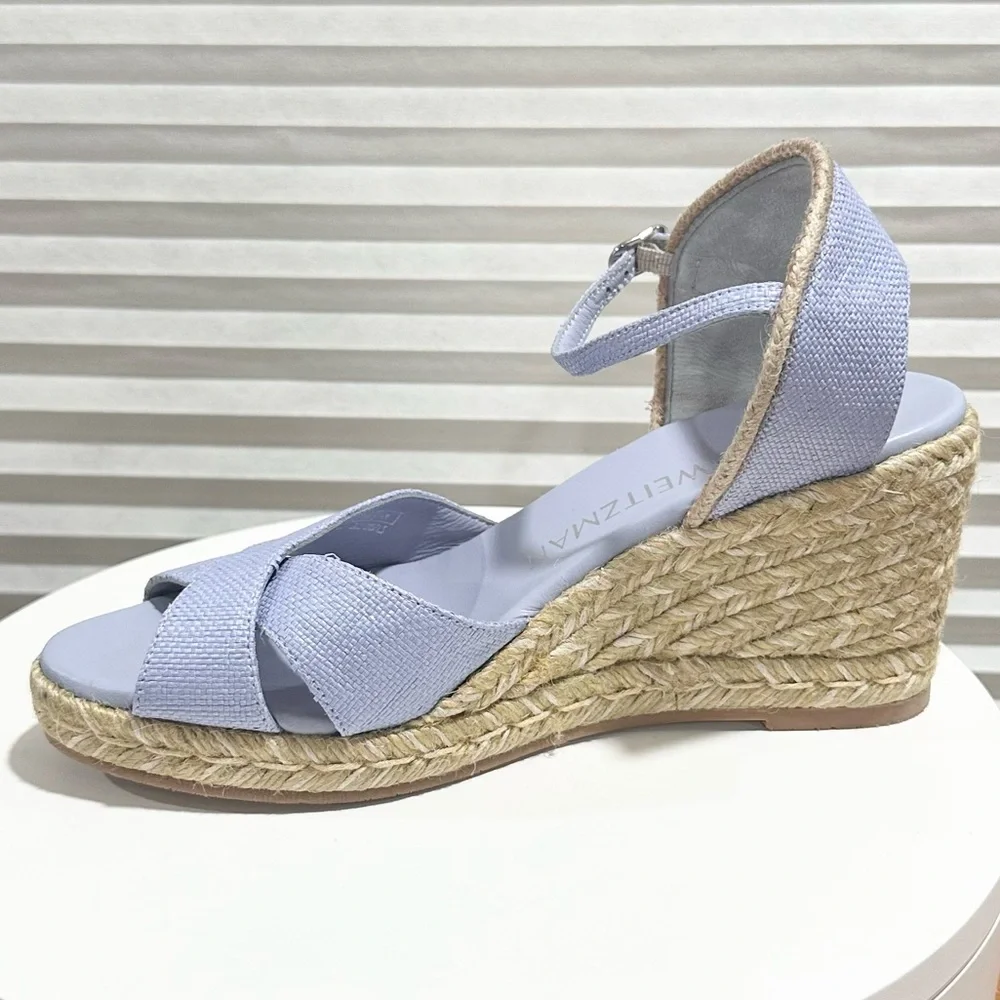 🌹STUART WEITZMAN🌹 Mirela Wedge Espadrilles Size:8B - Picture 3 of 8